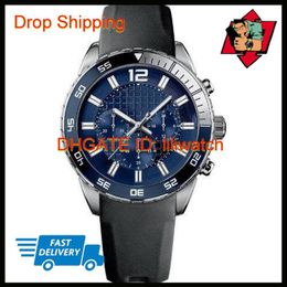 100% ORIGINAL JAPAN MOVEMENT DROP New HB1512803 HB1512804 HB1512885 HB1512931 Blue Black strap Designer Mens Watch300o