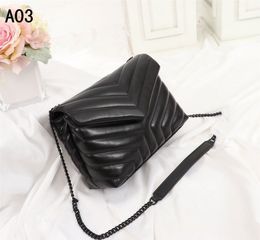 Top Quality designer women Luxury handbags bags Genuine Leather stripe square Metal chain womens handbag large capacity Buckles Fashion shoulder bag 487218