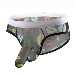 Underpants Mne's Print Underwear Briefs Male Elephant Nose Exotic Low-rise Bulge U Pouch Breathable Trunks