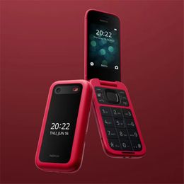 2023 Original Refurbished Cell Phones Flip Nokia 2660 2G GSM For Student Old Man Phone Classic Gift