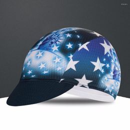 Cycling Caps Men And Women / Scarfs Headwear MTB ROAD Bike Riding One-Size Bicycle Cap Outdoor Sports Star Blue