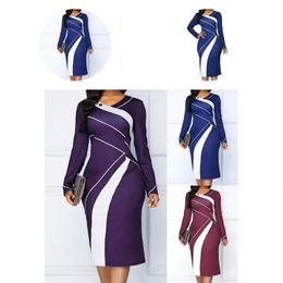 Casual Dresses Knee Length Trendy Soft Colourful Women Dress Colorfast Fall Button Decoration For Shopping