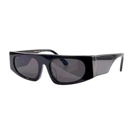 sport simpatici occhiali da sole firmati 6610 occhiali da sole moda Nero Chunky Geometric Anti-Ultraviolet Retro Plate quadrato Full Frame moda Occhiali da vista scatola all'ingrosso