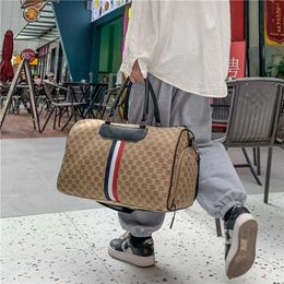 2023 Bags Clearance Outlets Stylish one-shoulder portable travel Men's and women's large capacity independent shoe warehouse cloth sports bag