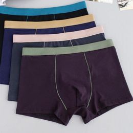 Underpants Men Underwear Plus Size Male Cotton Seamless Four Corners Boxershorts Soft Comfort Knickers Man Boxers Panties 7xl