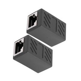 RJ45 Female to Female Network Cat7 Cat6 Cat5e Ethernet LAN Connector Coupler Extender RJ45 Ethernet Cable Extension Converter