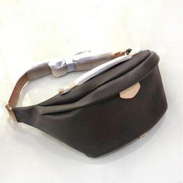Whole new men's waist bag cross chest bag color-changing leather unisex crossbody casual tooling shoulder bag294t