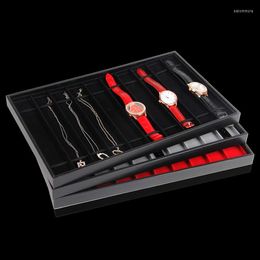 Jewellery Pouches Wholesale 40.5 25 Watch Necklace Bracelet Display Tray For 10 Pcs
