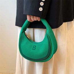 2023 Purses Clearance Outlet Online Sale Unique designed by small crowd new women's popular summer messenger portable half-moon bag