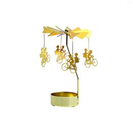 Candle Holders Rotating Holder Romantic Tea Lights For Bar Wedding Decoration