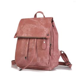 School Bags Female Backpack Girl's Fashionable High Quality Bag Pu Leather Ladies Shoulder Women Rucksack