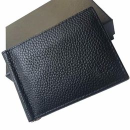 2021 Wallet for Credit Cards Mens Purses Leather Genuine High Quality Wallets Card Holder Money Clip Men's Purse With box320K