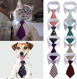 Dog Collars Cute Puppy Kitten Bow Tie Adjustable Pet Cat Suitable For Medium-Sized Tuxedo Costume Decoration