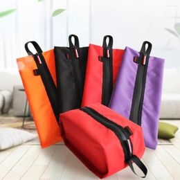 Storage Bags Outdoor Waterproof Multifunction Large Capacity Bag Zipper Shoes Carrying Sorting Pouch Portable