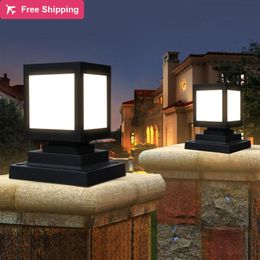 Lawn Lamps 10pc Solar Outdoor Garden Lamp Waterproof Pillar Light Villa Courtyard Patio Pathway Landscape Post