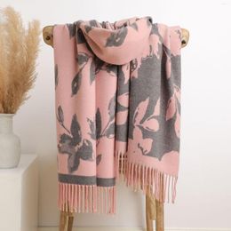 Scarves Pashmina Shawl Wrap Cashmere Scarf For Women Luxury Large Blanket Winter Poncho Bandana Stoles Bufanda Echarpe