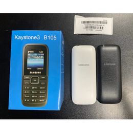 Cell Phone Samsung SM-B105E Bluetooth GSM 2G Dual SIM With Box For Student old Man Nostalgia Gift