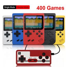 Portable Game Players Retro Portable Mini Handheld Video Game Console 8-Bit 3.0 Inch Color LCD Kids Color Game Player Built-in 400 games 230206