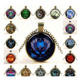 Pendant Necklaces Long Chains Glass Mens Jewelry For Statement Carshop2006 Drop Delivery Pendants Dheat