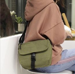 Evening Bags Japan And South Korea Simple Harajuku Style Canvas Bag Same Student Crossbody Casual Fashion Multifunctional Shoulder