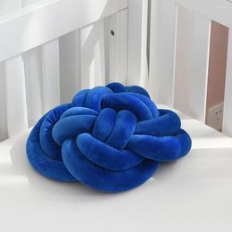 Pillow Durable Lumbar Four Seasons 14 Colours INS DIY Hand Knot Fluffy Sofa Seat Multipurpose Throw For Office