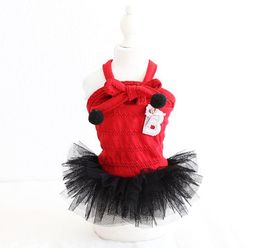 Dog Apparel Pet Dress Skirt Cat Clothes Tutu Summer Clothing Pomeranian Bichon Frise Maltese Costume Puppy Outfit Drop