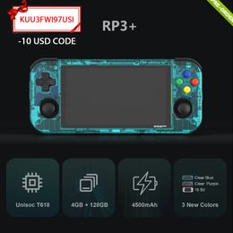 Портативные игровые игроки Retroid Pocket 3 47Inch Handheld Console 4G128G Android 11 3 Plus Retro Gaming System T618 DDR4 230206