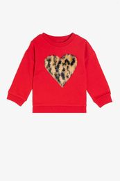 Men's Hoodies Koton Kids Red Baby Girl Sweatshirts