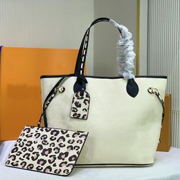 Embossed Genuine Leather Totes Designer Women MM braided cowhide leather Wild Shoulderbag Crossbody Clutch Shoulder Bags Leopard C325h