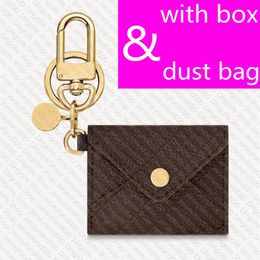 M69003 KIRIGAMI POUCH BAG CHARM & KEY HOLDER Designer Womens Coin Purse Mini Wallet Pass Cover Case Ring Keychain Parts Pochette D268G