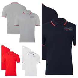 New F1 team uniform men's racing lapel T-shirt leisure sports short sleeve POLO shirt