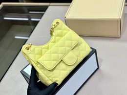 Palm Spring Umhängetasche Handtasche Multi-Pocket-Zubehör Damen-Umschlaghandtasche Ölwachs-Rindsledermaterial mit Metall