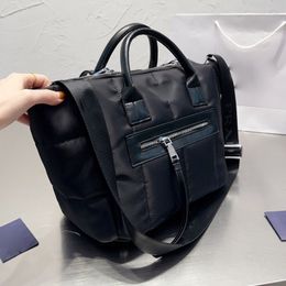 Hobo Nylon Totes Bag Women Designer Handbags Purse Fashion Shoulder Cross Body Bags Triangular Metal Letters Removable Shoulder Strap Large Capacity Tote