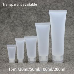 15g 30g 50g 100g 200g perfume bottle Squeeze Clear Cosmetic Facial Empty Emulsion Foot Cream Lotion Bottle 50pc