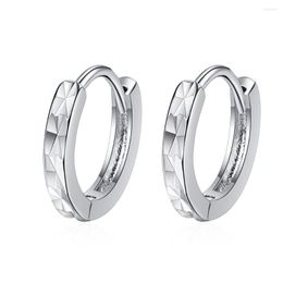 Hoop Earrings BABYLLNT 925 Sterling Silver Geometric Simple Car Flower Woman Charm Jewelry Gift