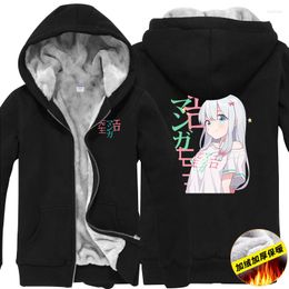 Men's Hoodies Winter Anime Izumi Sagiri Long Sleeve Jacket High Quality Hoody Plus Velvet Warm Sweatshirt Cosplay Costume Couple