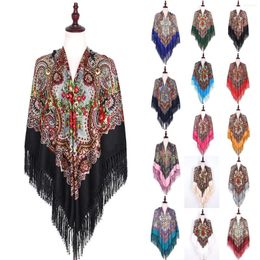 Scarves Neck Roll Scarf Fashion Women Printing Shawl Bohemian Ethnic Style Tie Tassel Large