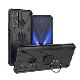 Phone Cases For Tecon Spark 9T 8C 8P 8 Pro Camon 18 17 Pova 3 2 POP 5 Armour Shockproof Case Ring Capa Funda