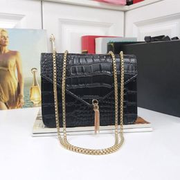 High Quality womens bags Designer women leather handbags Flap shoulder bag female stripe ladies brand imitation handbag wallets Luxury letter logo package 316