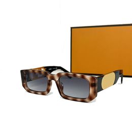 Men Designer Sunglasses for women Hollowed out mirror legs logo FF 053peculiar eyewear classic sports style sunglasses