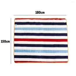 Blankets 220V Electric Heated Blanket Dual Person 150x180cm Double Control Manta Bed Warmer Pad