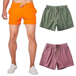 Men's Shorts 2020 Summer Mens Fashion Jogger Sweat Undershirt Casual Solid Colour Gym Running Workout Athletic Pants Male Y2302