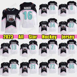 2023 All Star Conference Eastern Hockey'' Jersey Alex Ovechkin Mitch Marner Gaudreau Nick Suzuki Jack Hughes Igor Shesterkin Sidney Crosby