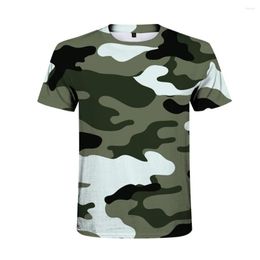 Men's T Shirts Arrival Men Camouflage Personality T-shirt Couple Summer Fashion Short Sleeve O-neck Outdoor Hipster Casual Tee Top