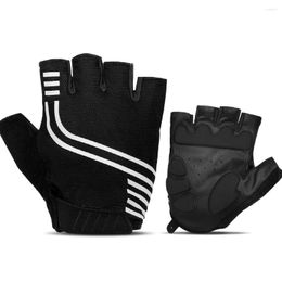 Cycling Gloves Men Women Riding Thickened Palm Pad Bicycle Half Finger Sport Fitness Racing MTB Bike Summer