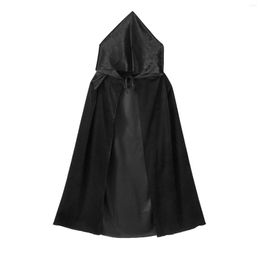 Jackets Kids Unisex Children Hooded Cape Cloak Halloween Costume Cosplay Performance Carnival Party Dress Up Role Play Props Long