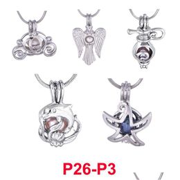 Lockets Selling 300 Designs Pearl Cage Pendant Necklace Love Wish Natural With Oyster Mix Design Drop Delivery Jewelry Neckla Dhgarden Dhesy