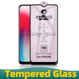3D Full Cover Tempered Glass Phone Screen Protector For iPhone 14 13 12 MINI PRO 11 XR XS MAX Samsung Galaxy s21 s22 s23 a54 A13 A23 A33 A53 A73 A12 A22 A32 A42 A52 4G 5G