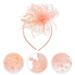 Bandanas Headband Fascinatorhats Women Tea Party Fascinators Wedding Hair Hat Clip Bridal Veil Headwear Headpiece Mesh Headdress