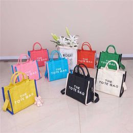 2023 Purses Clearance Outlet Online Sale New Tote Women's Fashion Fashionable Letter Handbag Wrapped Side One Shoulder Crossbody Bag